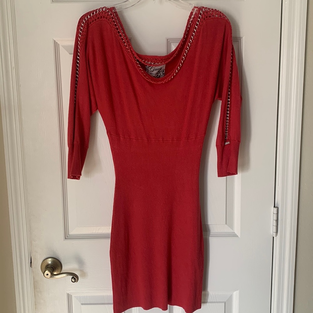 Dress by Guess with chain detail